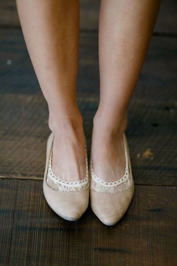 lace heel socks