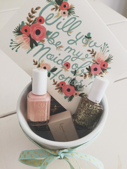 maid of honor gift
